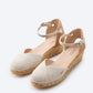 Pubol Premium Fabrics Canvas Espadrille Wedges
