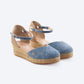 Pubol Premium Fabrics Canvas Espadrille Wedges