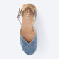 Pubol Premium Fabrics Canvas Espadrille Wedges