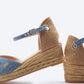Pubol Premium Fabrics Canvas Espadrille Wedges