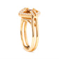 14K Yellow Gold Marquise-Cut Yellow Citrine and 1/3 Cttw Diamond Halo Cocktail Ring (G-H Color, SI1-SI2 Clarity) - Size 7