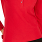 Tommy Hilfiger Women's Striped Collar Polo Shirt Red Size Small
