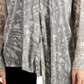 Alfani Women's Oversized Asymmetric Blouse Gray Size XX-Large