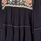 Free People Women's Vivid Color Top Black Size Medium
