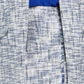 Calvin Klein Women's Tweed Open Front Topper Jacket Blue Size 14W