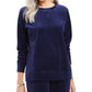 Karen Scott Women's Sport Running Fitness Sweatshirt Blue Size XL
