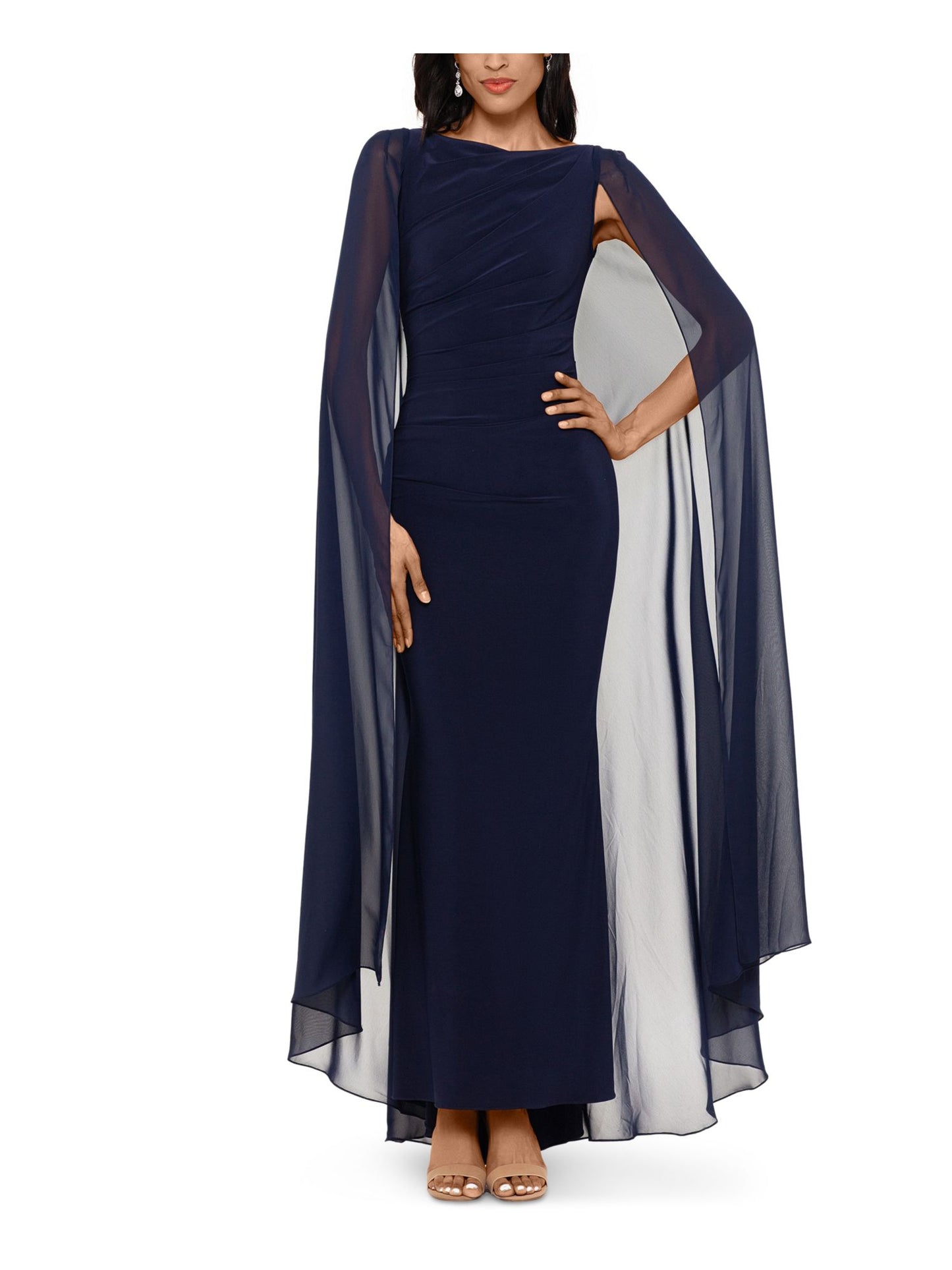 Betsy & Adam Women's Dress Blue Size 10