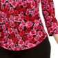 INC International Concepts Women's Strappy Floral Print Top Black Size X-Small