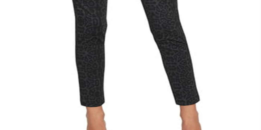 Sanctuary Women's Stretch Animal Print Leggings Black Size XL