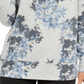 Ideology Women's Floral Long Sleeve Crew Neck T-Shirt Sweater Gray Size Large