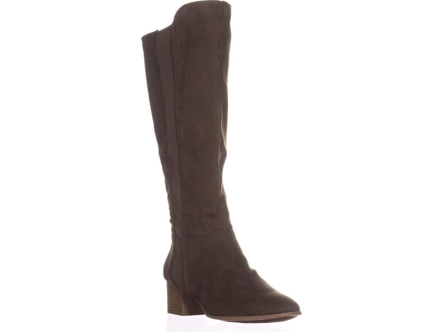 Style & Co. Women's Finnly Suede Closed Toe Over Knee Fashion Pine Size 7 M