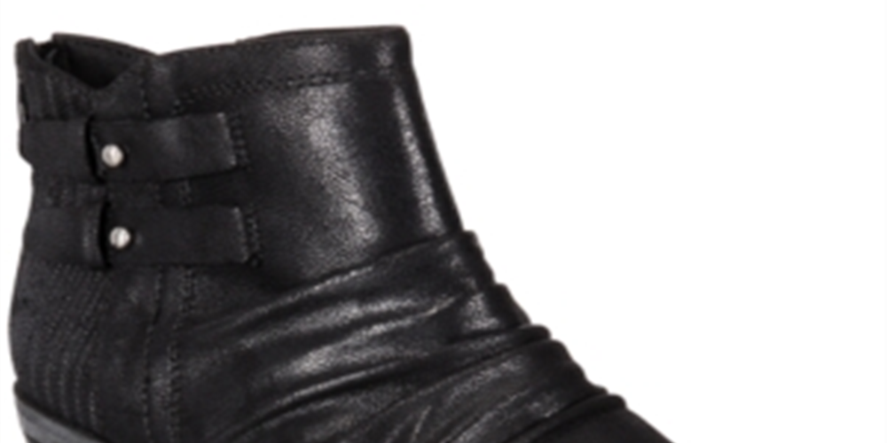 Baretraps Womens Georgina Slouchy Strappy Ankle Boots Black Size 5.5 M