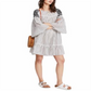 Free People Women's Lola Embroidered Mini Dress White Size Medium