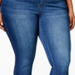 Celebrity Pink Women's Petite Plus Size Infinite Stretch Dawson Super-Skinny Jeans Blue Size 14P