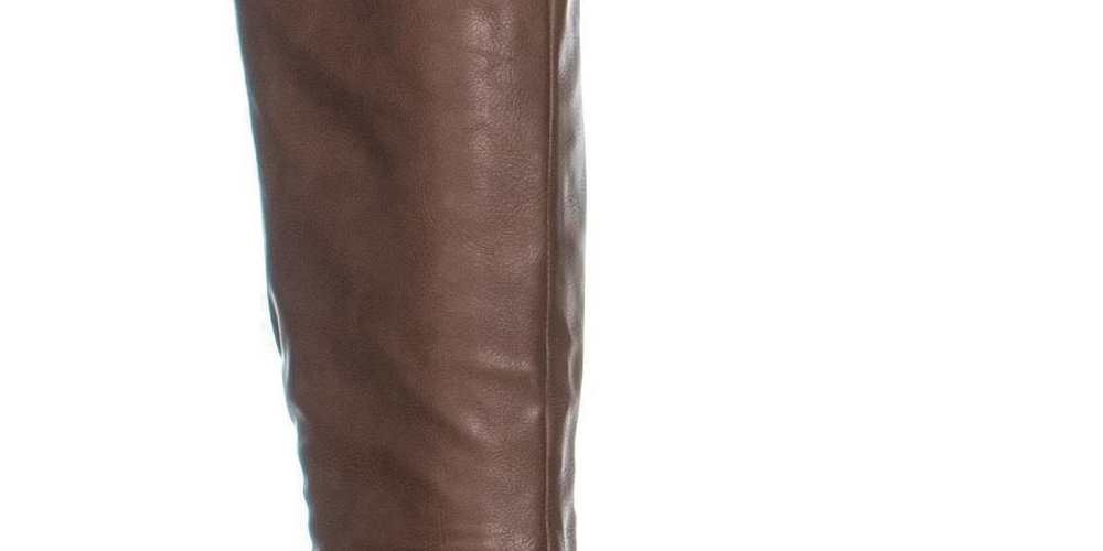 Style & Co Women's Kindell Faux Leather Riding Boots Tan Size 6 M