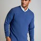 Rugvee Pullover V-Neck Sweatshirt - Tokyo Blue