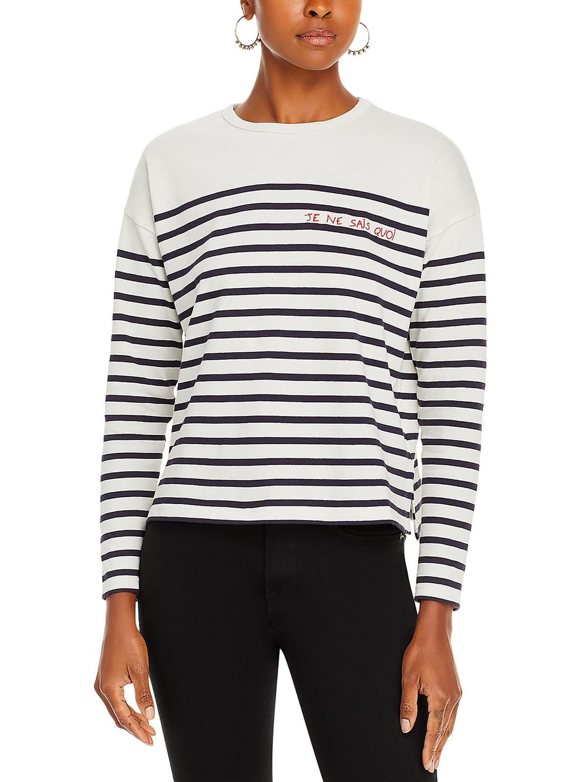 Maison Labiche Cotton Je Ne Sais Quoi Striped Tee Size XS