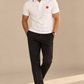 Happy Polo Shirt - White
