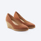 Roses Canvas V Cut Espadrille Wedges