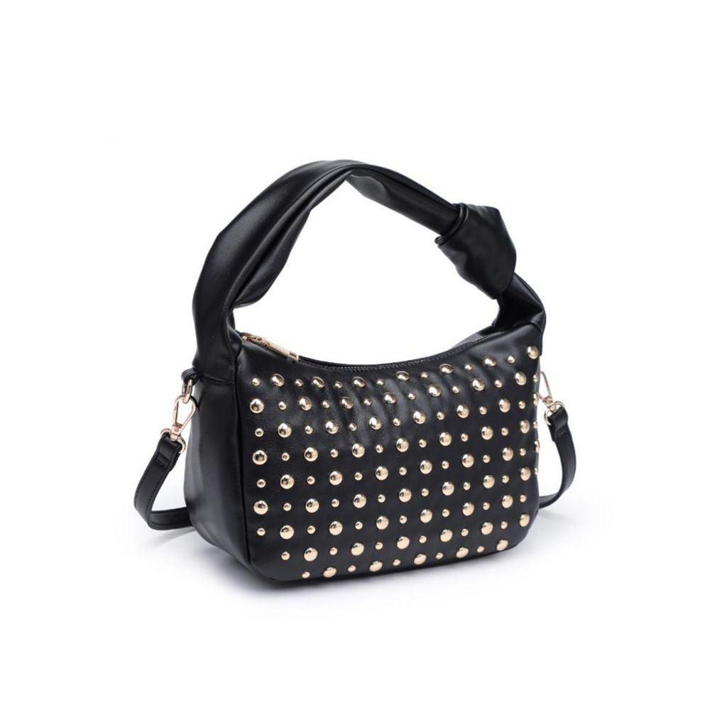 Urban Expressions Lennox Studded Faux Leather Convertible Hobo Bag
