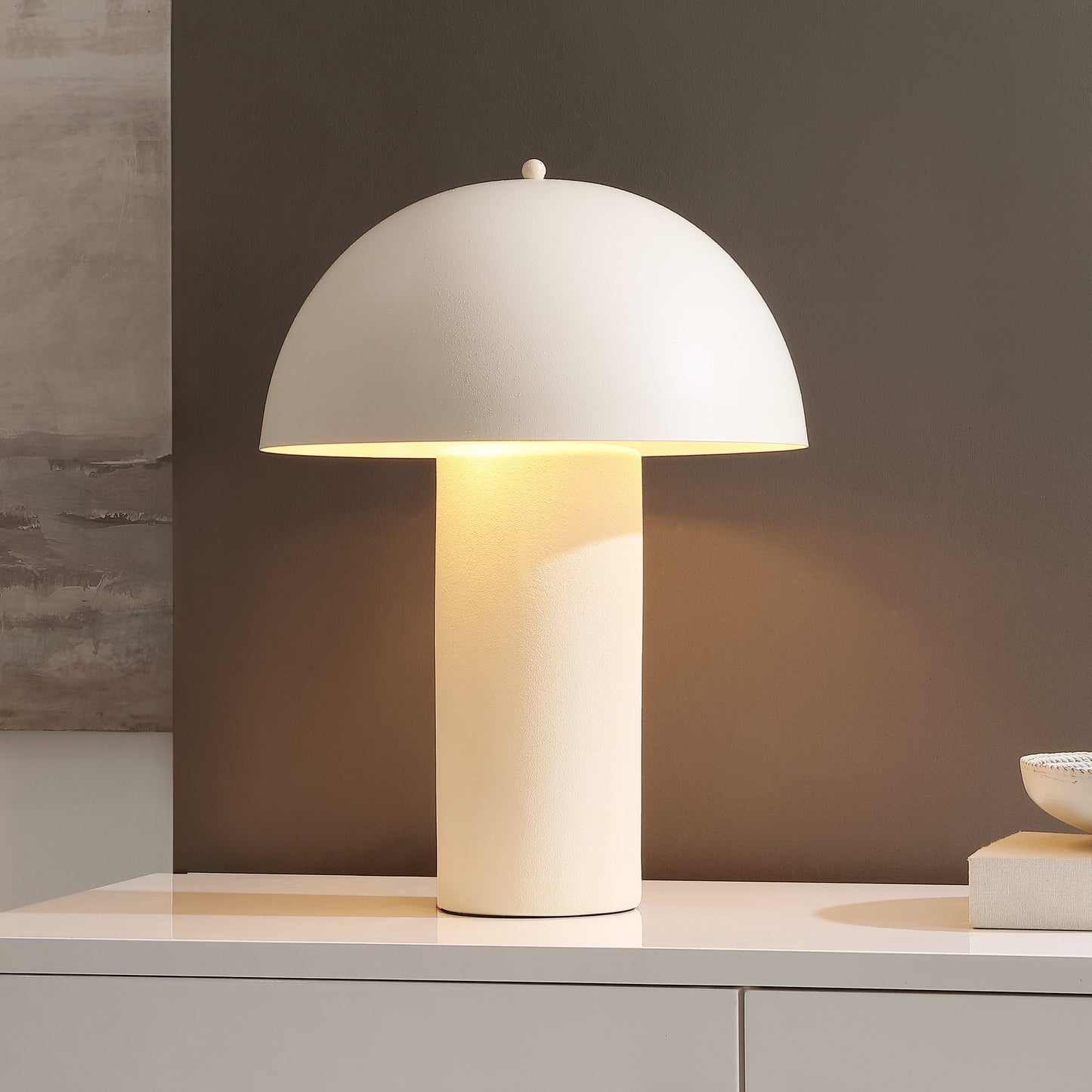 SAFAVIEH Masson 22inch Ceramic Table Lamp LED Bulb Included  16W x 16D x 22H
