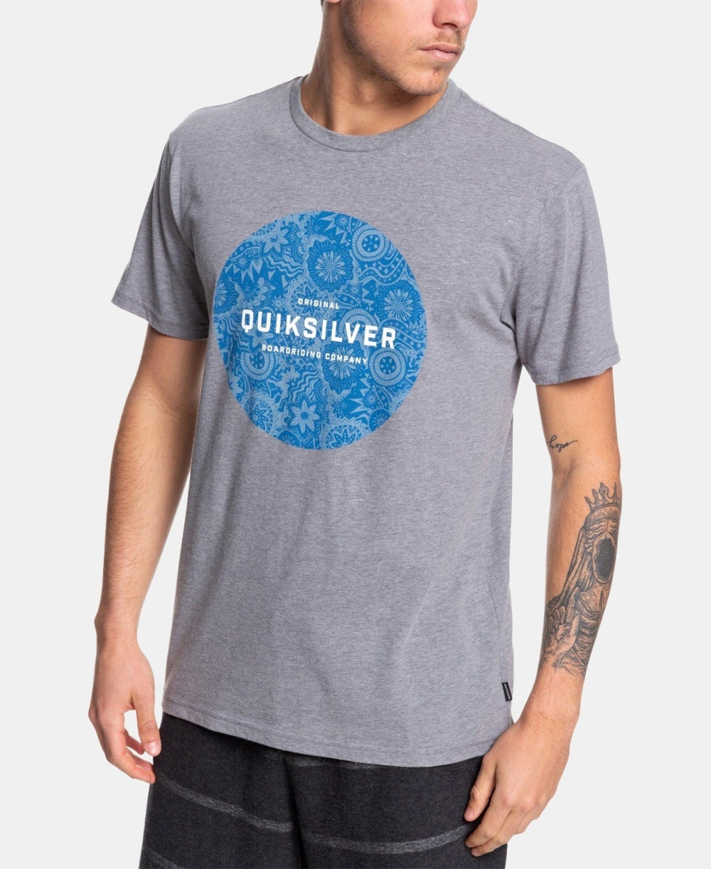 Quiksilver Men's Raging Dream Graphic T-Shirt Charcoal Size Medium