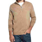 Weatherproof Vintage Men's Soft Touch Quarter-Zip Sweater Brown Size Medium