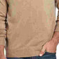 Weatherproof Vintage Men's Soft Touch Quarter-Zip Sweater Brown Size Medium