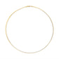 Unisex Solid 14K Yellow Gold 2.8mm Imperial Herringbone Chain Necklace - 18" Inches
