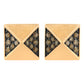 14K Rose Gold 1/4 Cttw Brown Diamond Pyramid Stud Earring (Brown Color, SI1-SI2 Clarity)