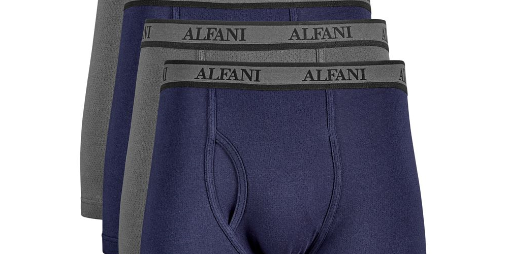 Alfani Men's 4 Pk Mesh Boxer Briefs Black Size 2XL