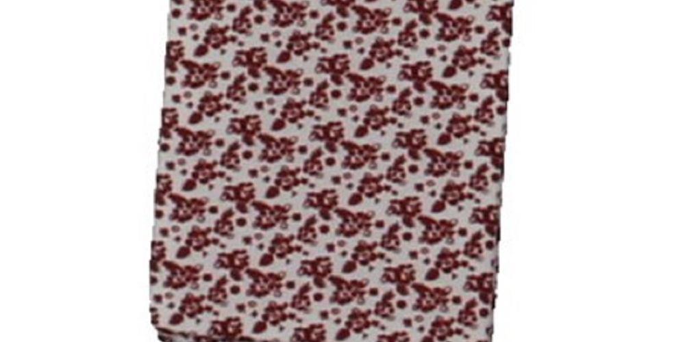 Four In Hand Men's Porter Floral Formal Pocket Square Red Size Regular