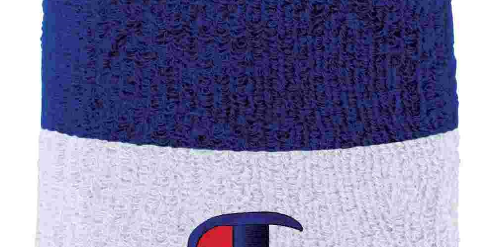 Champion Men's Terry Wristband Blue Size OS