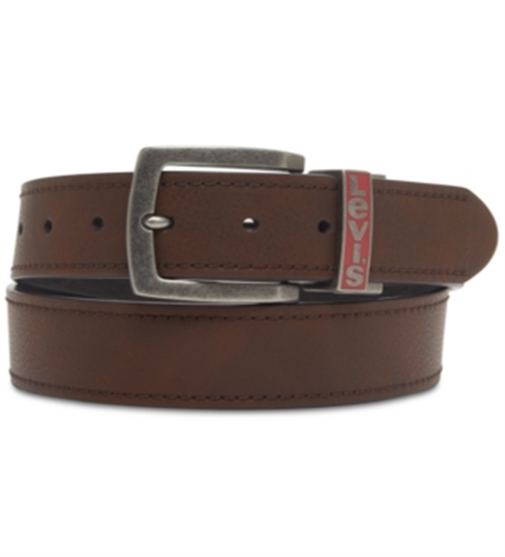 Levi's Men's Reversible Casual Belt Brown Size Medium