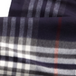 V. Fraas Cashmink Oversized Check Scarf Navy Size Regular