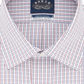 Eagle Men's Classic/Regular Fit Non-Iron Stretch Collar Check Dress Shirt Red Size 2XL