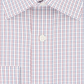 Eagle Men's Classic/Regular Fit Non-Iron Stretch Collar Check Dress Shirt Red Size 2XL