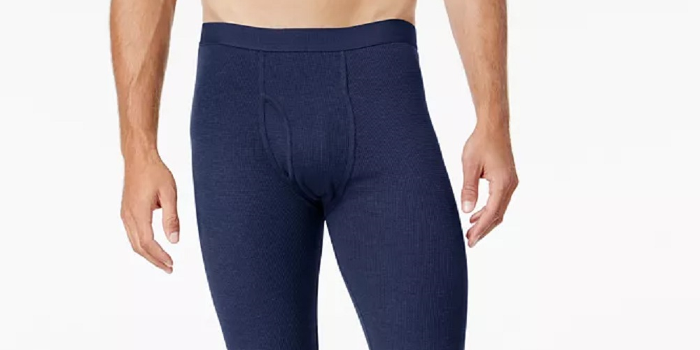 Alfani Men's Thermal Pants Blue Size XX-Large