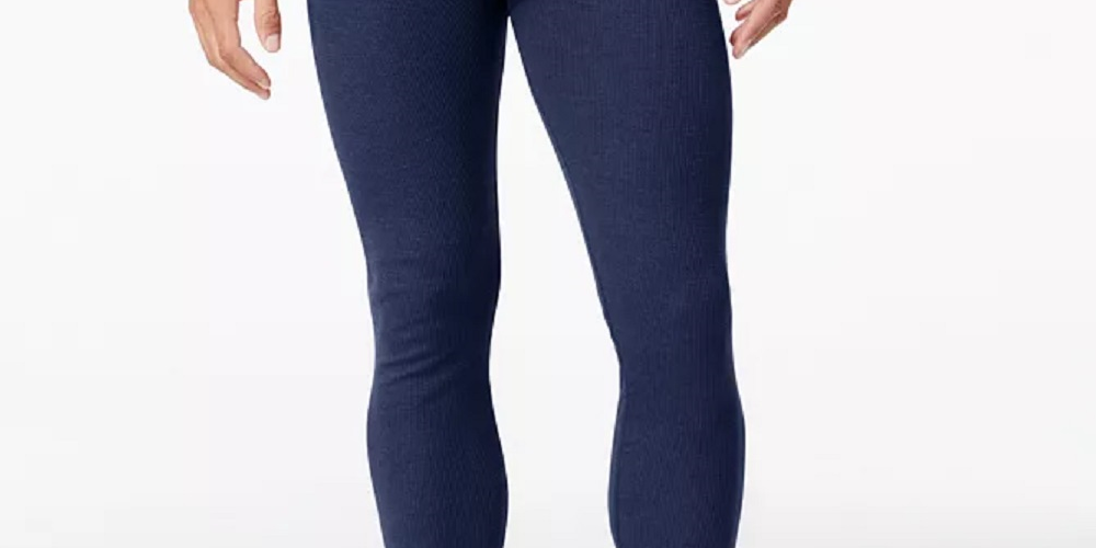Alfani Men's Thermal Pants Blue Size XX-Large