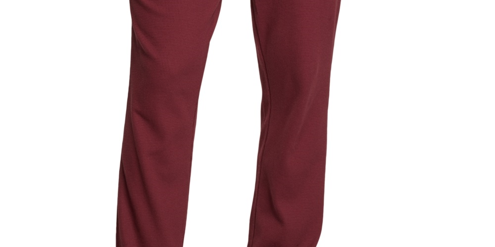 Tommy Hilfiger Men's Thermal Pants Red Size Small