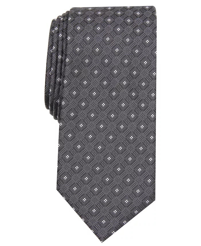 Alfani Men's Slim Geo Tie Red Size One Size