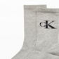 Calvin Klein Men's Logo Graphic Athletic Crew Socks Gray Size Regular