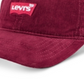 Levi's Men's Corduroy Batwing Logo Baseball Cap Red Size Regular