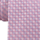 Calvin Klein Men's Mini Bullseye Slim Silk Tie Pink Size Regular