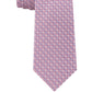 Calvin Klein Men's Mini Bullseye Slim Silk Tie Pink Size Regular