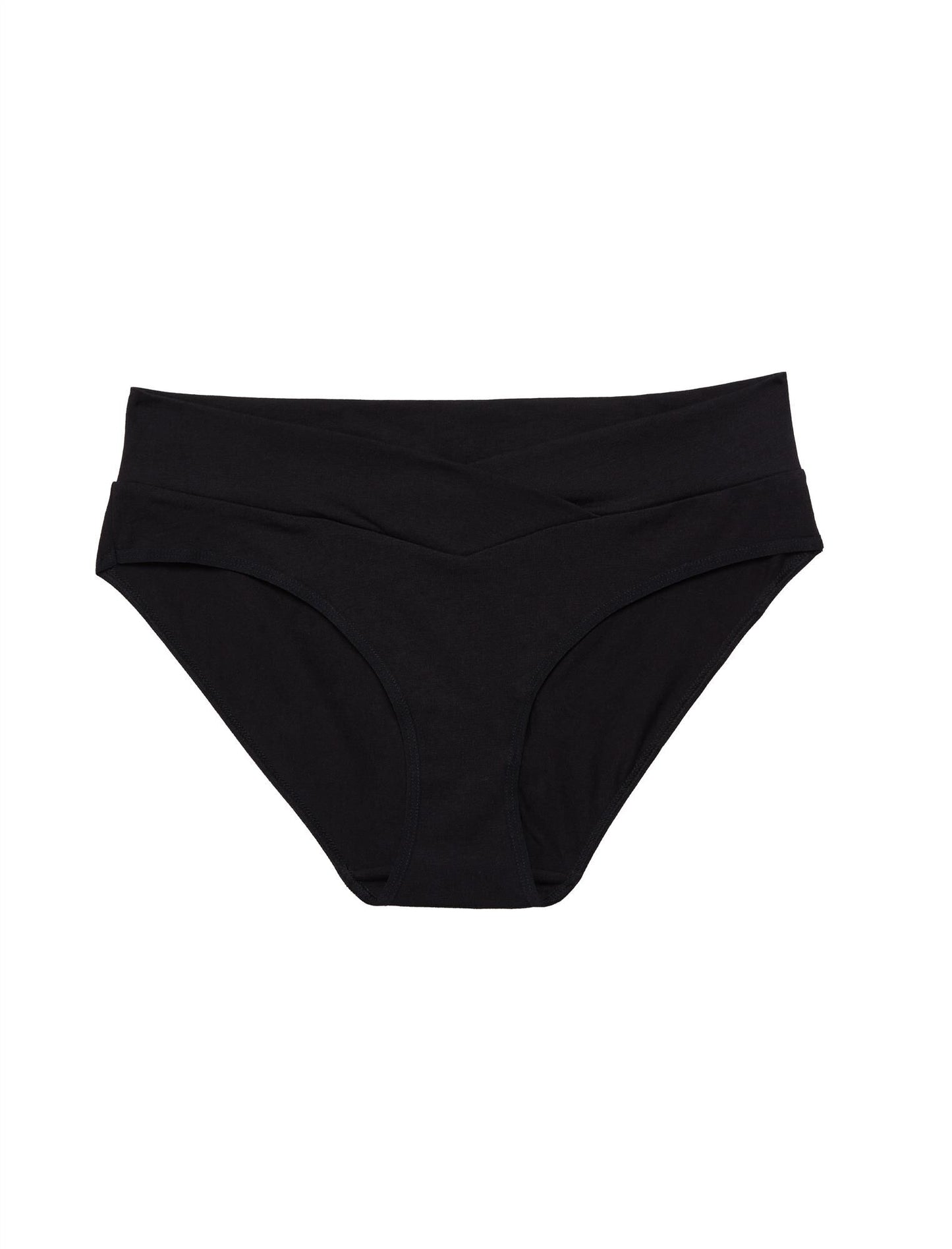 Motherhood Maternity Women's Maternity Bikini Panties Black Size XL