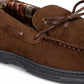 Gold Toe Men's Carter Memory Foam Slip On Loafer Slippers Brown Size Medium