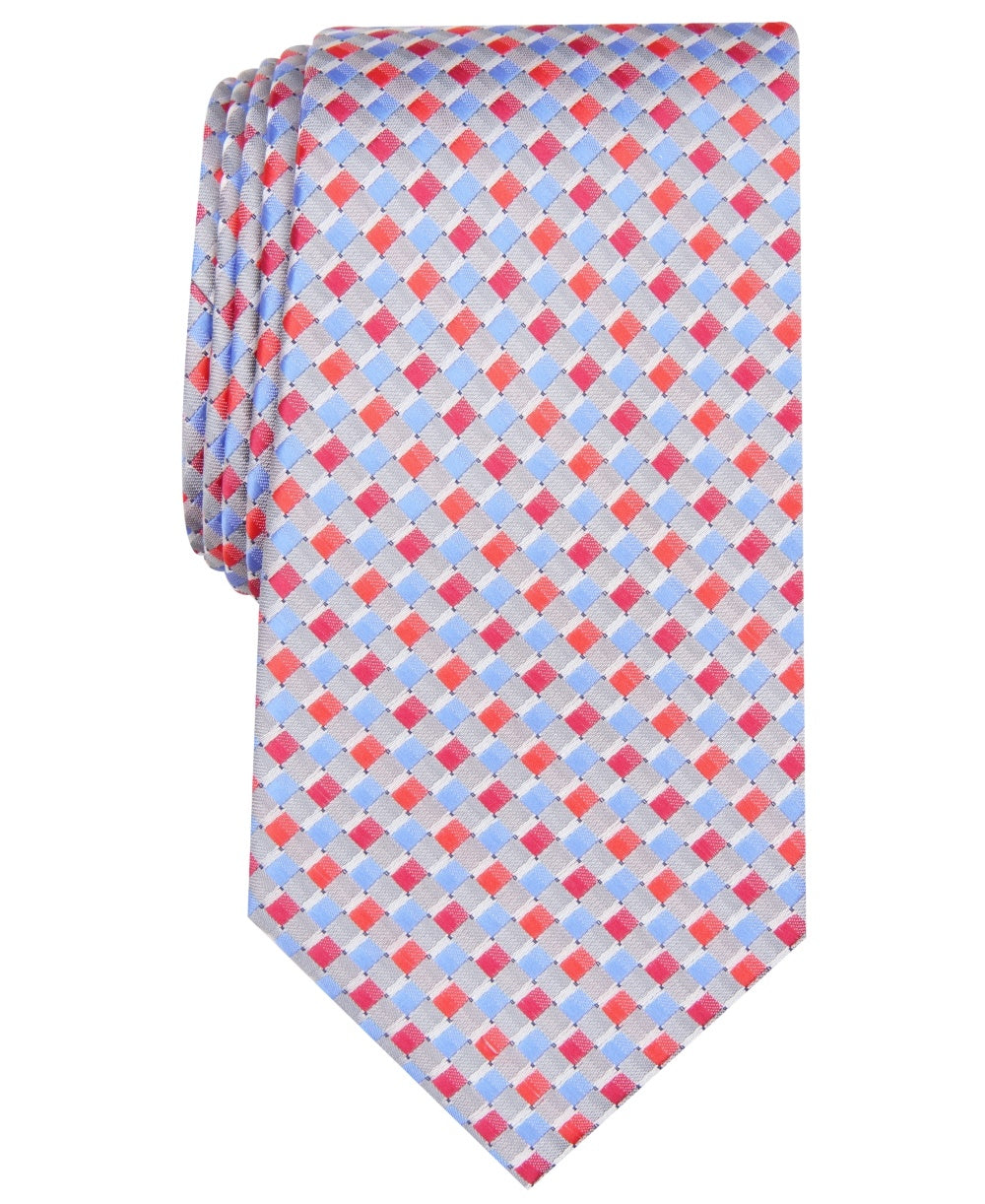 Perry Ellis Men's Portfolio Printed Classic Neck Tie Red Size Regular