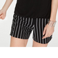 INC International Concepts Women's Studded Halter Top Deep Black Size Medium