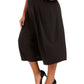 Anne Klein Women's Plus Pull on Polka Dot Culottes Pants Black Size 2X